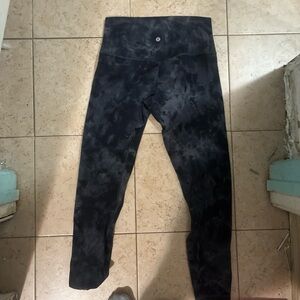 lululemon athletica Dark Tie-Dye Leggings